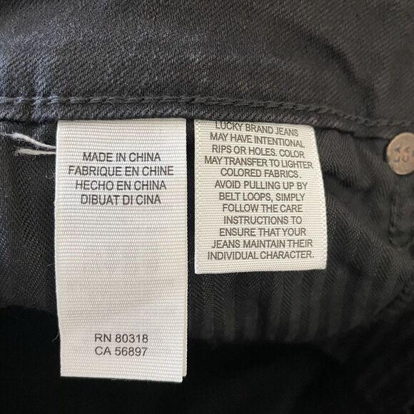 Lucky‎ Brand Women's 6/28R Dark Wash Shasha Boot Denim Jeans Black. - Picture 9 of 9